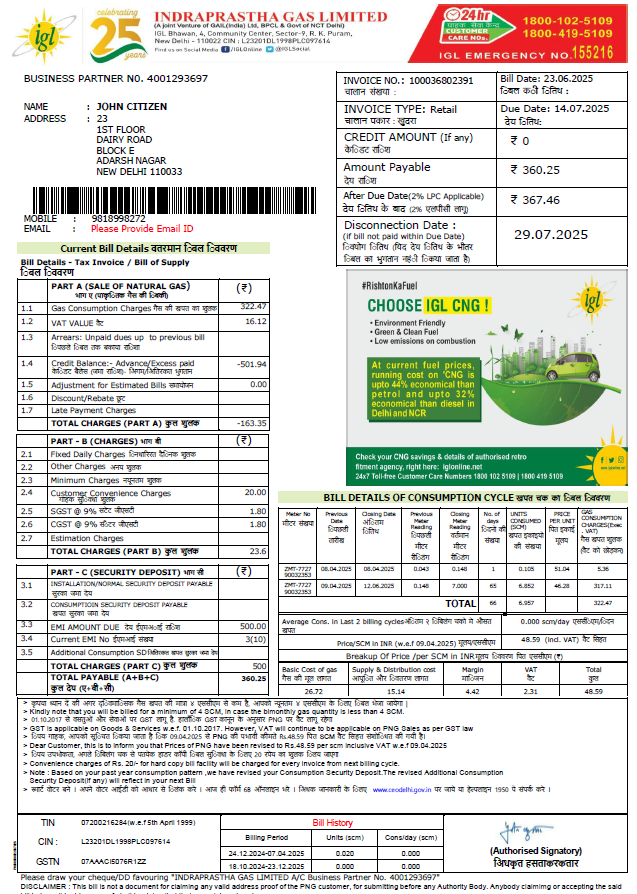 Minol USA business utility bill 